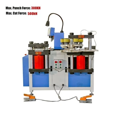 Máquina de corte e processamento de barramento CNC para cobre e alumínio